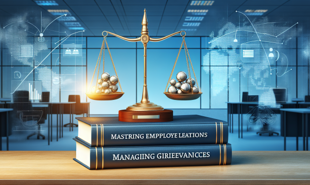 Mastering Employee Relations: Motivating, Managing Grievances, and Upholding Discipline