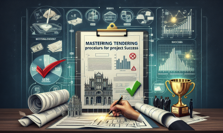 Mastering Tendering Procedures and Bid Evaluation for Project Success