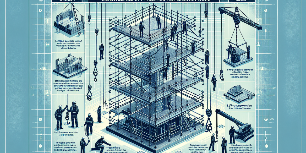 Essential Practices for Safe Elevation: Scaffolding, Rigging, and Lifting Supervision