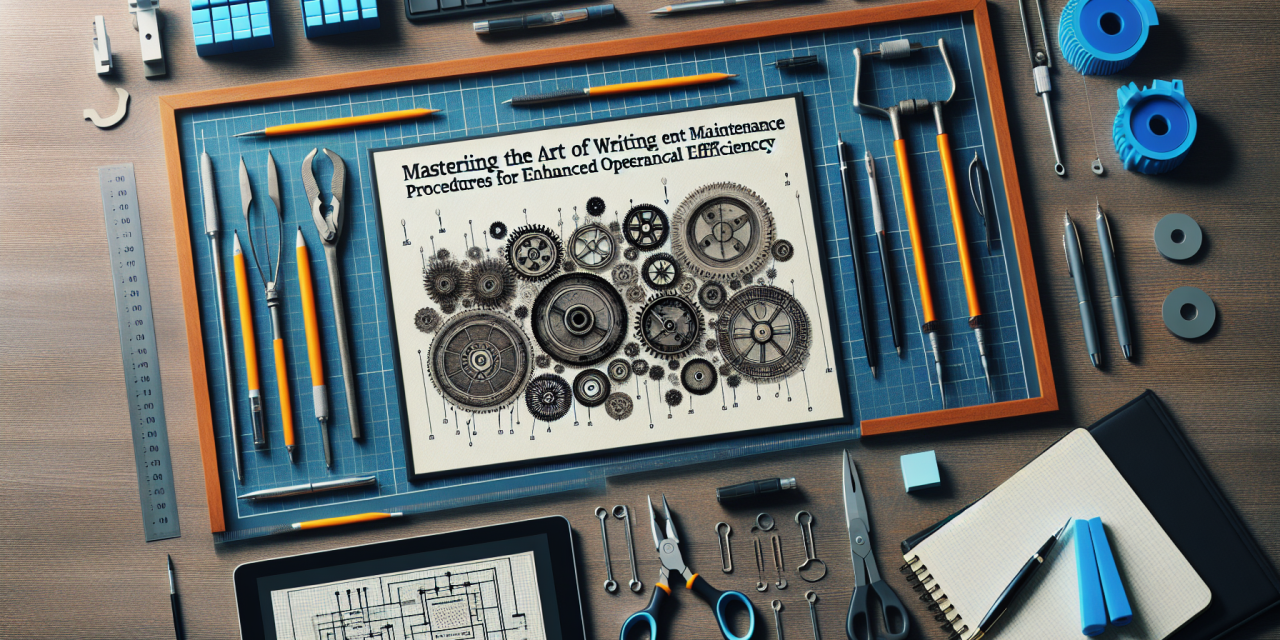 Mastering the Art of Writing Effective Maintenance Procedures for Enhanced Operational Efficiency